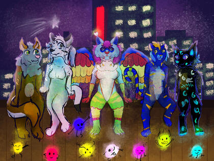 For Kingourex, Nyxafurr, Yukofurr and Asgamer